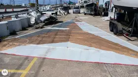 Rfmj-48-0 Schurr Sails Rf Mylar Jib By W Luff 48-0 From Boatersft Resale Shop Of Tx 2603 2102.95
