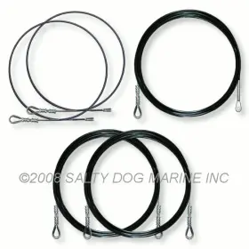 359622 Sdm Wire Rigging Set For A Br Hobie Cat Getway Catamaran Black 359622 Sdm Wire Rigging Set For A Br Hobie Cat Getway Catamaran Black