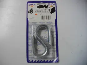 172012-1 Sea-dog Line Galvanized Thimble For 1/2 Inch Rope / Wire Pack Of 2 Each