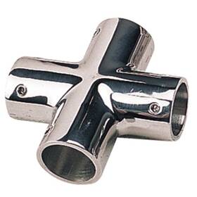 Sea Dog 293141-1 Boat Marine Stainless Steel 1 Inch Tube 4 -way Tee Fitting