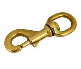 Sea Dog Line 136590-1 Boat Marine Manganese Bronze 3-5/16 Inch Swivel Eye Bolt Snap