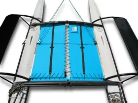 60970058 Slo Sail And Canvas Hobie Cat 18 Boats With Wings 3pc Trampoline Textilene 90 Mesh - Choose Color