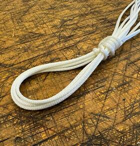 Slo Sail And Canvas Getawayfwdlacin001 Hobie Getaway Forward Bias Cut Trampoline Lacing Line - Choose White Or Black