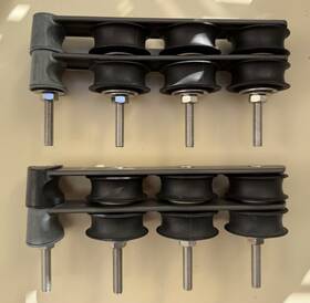 Spinlock T50-3y T50 3y 3 Sheave Stacked Asymmetric Deck Organizers