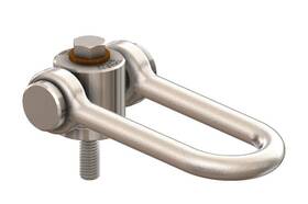 Suncor Stainless S0325-1333l Swivel Hoist 1/2 Inch Screw 5/8 Long Shackle