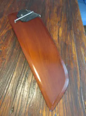 Sun-10006 Sunfish Rudder Assembly Rigged-wood Nice