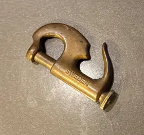 B512 Swedish Brass Nos Demo Piston Jib Sail Hank #2 Knock-on 65mm B512 Swedish Brass Nos Demo Piston Jib Sail Hank #2 Knock-on 65mm