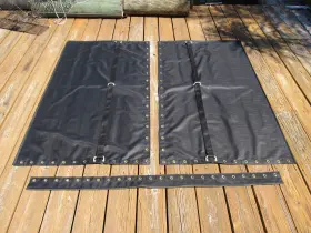 H16-m Tampa Catamarans New Black Mesh Tramp Trampoline For Hobie 16 Catamaran H16-m Tampa Catamarans New Black Mesh Tramp Trampoline For Hobie 16 Catamaran