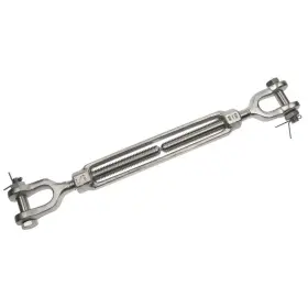 Pg-jjt-1 Thepumpgirl Pg-jjt-1/2-6-1 1/2 Inch X6 Jaw Open Body Marine Turnbuckle 316 Stainless Steel 1pack