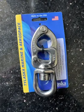 Ty1012-s Tylaska Marine And Aerospace T12s Standard Bail Snap Shackle Ty1012-s Tylaska Marine And Aerospace T12s Standard Bail Snap Shackle