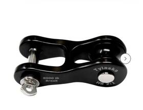 Tylaska Marine And Aerospace Ty1508 H8 2 1 Machined Aluminum Halyard Shackle With Pulley