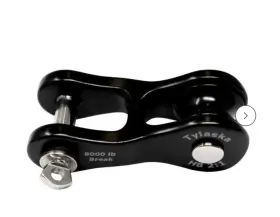 Ty1508 Tylaska Marine And Aerospace H8 2 1 Machined Aluminum Halyard Shackle With Pulley