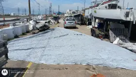 2102.97 Ullman Sails J53-0s Assymetrical Spinnaker W 53-0 Luff From Boatersft Resale Shop Of Tx 2603