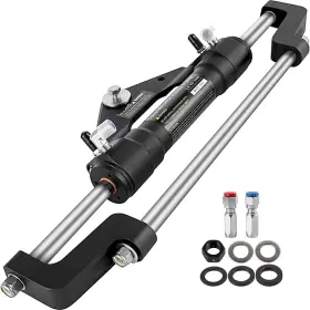 300hp-hose Vevor Hydraulic Outboard Steering Kit Cylinder 300hp