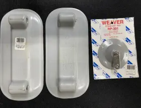 Rp101-g Weaver Industries Rp301 Rubber Pads For Snap Davit Kit - 2 With Single Rp-301