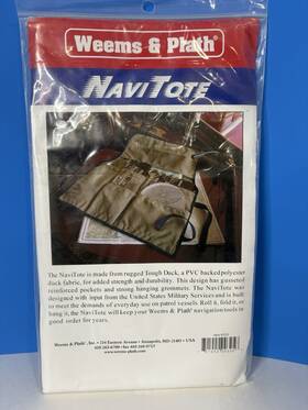 Weems & Plath 721002003256 And Navitote #325 Tough Duck Navigational Tool Organizer Holder New