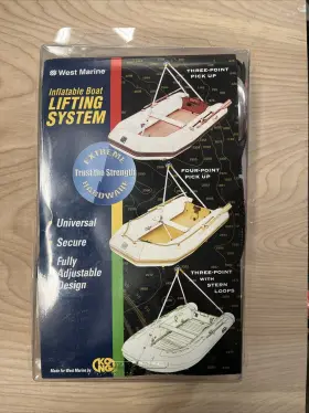 10294155 West Marine Inflatable Boat Lifting System Kong Italy 3 4 Pointstern Loops