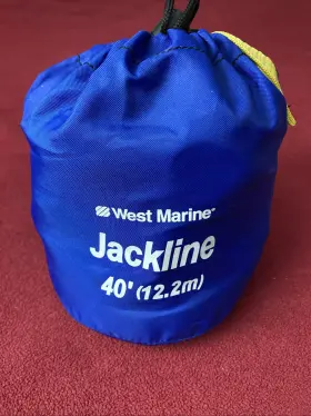 Wmwjl-40 West Marine 40 Polyester Jack Line 6000# Break Strength