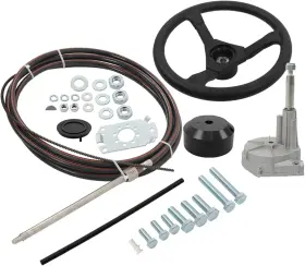 1-8940935-971213 Wflnhb Outboard Steering System Kit 16 Feet Boat Cable Wheel Marine