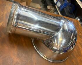 White Water Marine 1360sk-w63625 S/s Stamped Cowl Vent Two Hole 1360sk-w/63625 8 Inch Dia