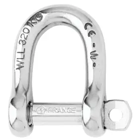 01204 Wichard Marine Self-locking D Shackle - Diameter 8mm 5/16 Inch 01204 Wichard Marine Self-locking D Shackle - Diameter 8mm 5/16 Inch