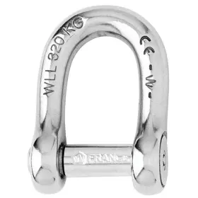01303 Wichard Marine Self-locking Allen Head Pin D Shackle - 6mm Diameter 1/4 Inch