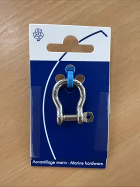 Wichard Marine 01441 Captive Pin Bow Shackle Dia 4mm 5/32 Inch #1441 Upc 768536014419 Stainless