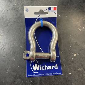 Wichard Marine 1246w Self-locking Bow Shackle - Diameter 12mm 15/32 Inch Upc 358779001