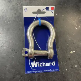 358779001 Wichard Marine 1246w Self-locking Bow Shackle - Diameter 12mm 15/32 Inch Upc