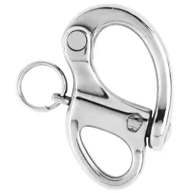 316l Wichard Marine 2470 1-3/8 Inch Snap Shackle Fixed Eye Stainless Steel Heavy Duty Warranty