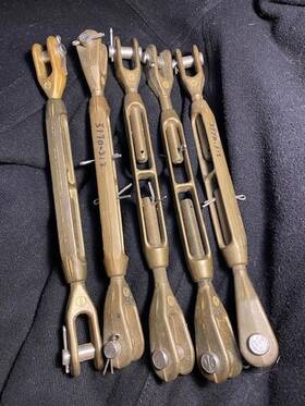 Wilcox-crittenden 3770-312 Yacht Turnbuckle Set - Bronze 3/8 Inch Wilcox-crittenden Part # 5 Ea