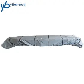 Yi147168t Yibei-tech For Jon Boat Cover 12ft-18ft L Beam Width Up To 75inch 210d Grey