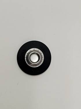 Ykk 103649 Snad Fastener Adhesive-backed Flexible Base Stud Black 25mm Bags Of 5