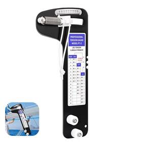 Zhdzkj Msh2738 Pt-2 Sailboat Rigging Tension Gauge Hands-free Cable Force Meter 2000 Lbs