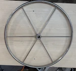28" Stainless Steel Sailboat Steering Wheel 6 Spoke 1 Shaft Good Condition Used. Price: $150.00.