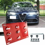Red Bumper Tow Hook License Plate Mounting Holder For Alfa Romeo Giulia 2017-UP New. Price: $25.88.
