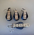 Used - Harken Bullet Blocks With Shackles (2) Fixed, Swivel 1 Becket. Price: $60.00.