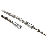 C. Sherman Johnson Eye Threaded Stud 1/4" -28X2-1/2" Rh W/splice 20-6 New. Price: $28.39.