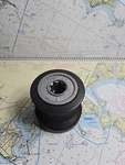 Harken #9 Sailboat Winch Single Speed Plain Top Chrome Plated Used. Price: $100.00.