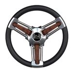 "schmitt Marine Burano Wheel 14"" 3/4"" Tapered Shaft Burl Polyurethane" New. Price: $282.07.