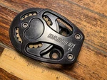 Harken 75MM Black Magic Single Foot/cheek Block 5/8" Line 5,250# Swl Model 3234 Used. Price: $249.00.