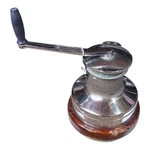 Barlow 32 Self Tailing Australia Stainless Steel & Wood Base Manual Winch Handle Used. Price: $999.99.