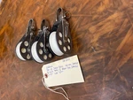 Schaefer Aluminum Block 704-05 Two Swivel Heads & One Front Side Shackle Used. Price: $48.95.