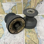 Set Of Two Enkes AR22 Winch Aluminum With Bronze Drum Used. Price: $225.00.