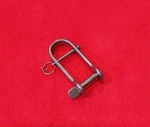 Halyard Shackle Captive 1/4" Pin Removable Upper Hobie Catamaran Sailboat Used. Price: $12.95.