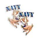 Us Navy Pin Up Anchor Sexy Vintage Sticker Nose Art Truck Decal 2 Pack New. Price: $11.99.