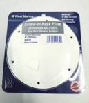 West Marine 11743093, Screw Deck Plate, Uv Resistant Asa Plastic 4'' New. Price: $17.99.