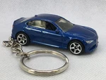 2016 Alfa Romeo Giulia Blue Custom Made Die-cast Key Chain Ring Used. Price: $15.00.