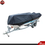 14-16FT Boat Cover Waterproof Trailerable Fishing V-hull Runabout Black Unused New. Price: $42.63.