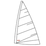 Replica Laser Full / Ilca 7 Mainsail - No Battens New. Price: $359.90.
